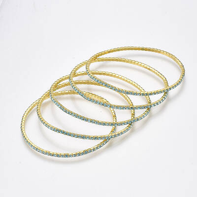 Brass Claw Chain Stretch Bracelets