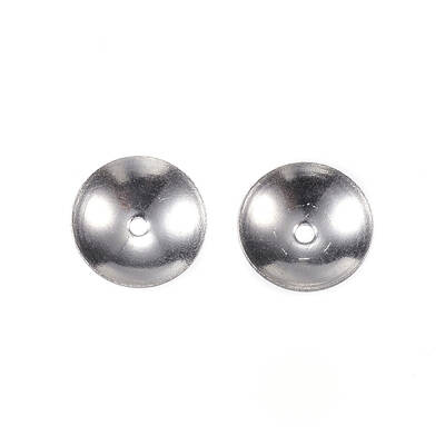 Tarnish Resistant 201 Stainless Steel Bead Caps