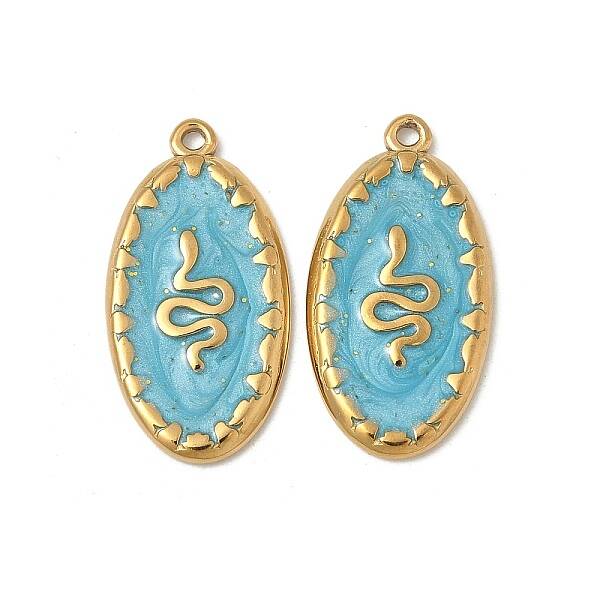 304 Stainless Steel Enamel Pendants