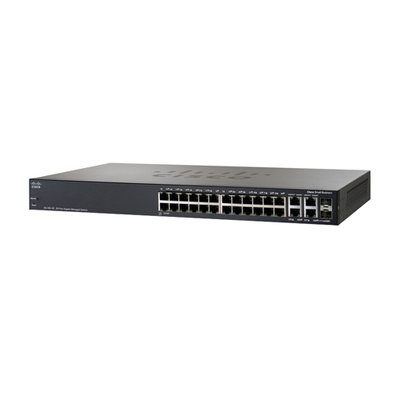 SRW2024-K9-NA-RF Cisco SG300-28 26x Port 2x Combo SFP mini-GBIC Switch