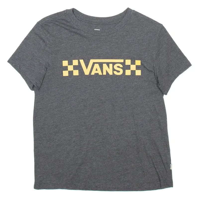 VANS Womens T-Shirt Grey S