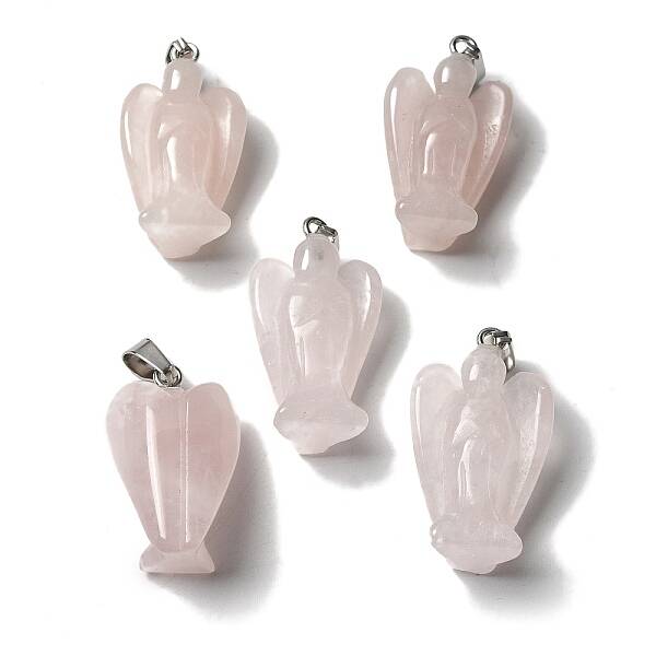 Natural Rose Quartz Pendants