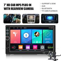 7 Inch Touch Screen 2 Din Radio - Car Audio Receiver with Back Camera, MP5 Player - Supports Link, Hands - Free Calling, FM, ...