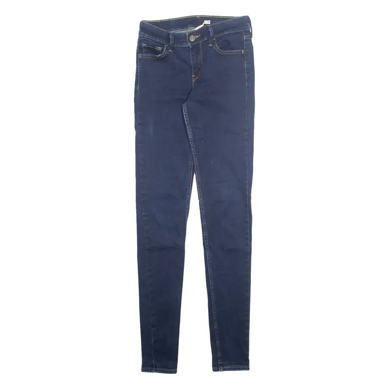 LEVI'S 710 Womens Jeans Blue Slim Skinny W26 L32