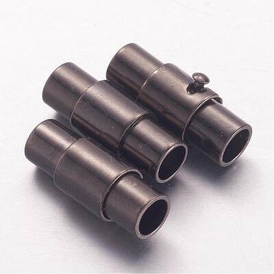 Brass Locking Tube Magnetic Clasps