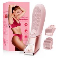 Electric Mirror Body Hair Trimmer-Groin Hair Trimmer Replaceable Trimmer Bikini Trimmer for Women - Ceramic Blade, Painless E...
