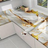 Self-adhesive Marble Pattern Wallpaper, Removable Waterproof Wall Sticker, Peel & Stick Wall Stickers for Rooms, Kitchens & F...