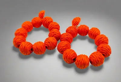 Tropical Sunset Hoop Earringsa