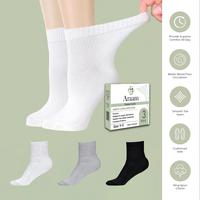Araam Premium Cotton Ankle Socks – Seamless, Non-Binding Comfort, Diabetic-Friendly & Breathable All-Day Wear