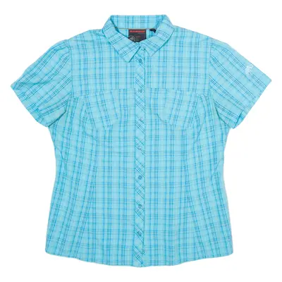 MAMMUT Womens Shirt Blue Check L