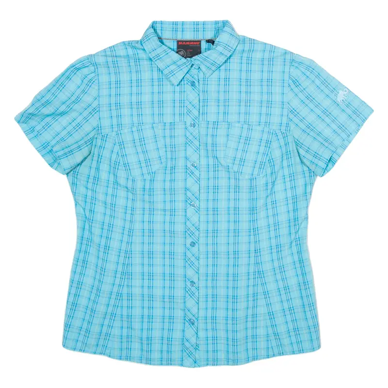 MAMMUT Womens Shirt Blue Check L