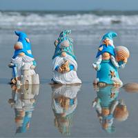 Hodao Ocean Gnomes Indoor & Outdoor Decor - Exquisite Resin Shell-Adorned Coastal Home & Garden Figures - Perfect Friends Gif...