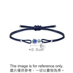 'Form' 18K White Gold Sapphire Bracelet