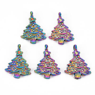 Rainbow Color Alloy Pendants