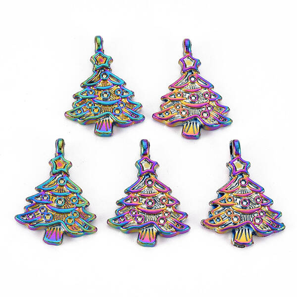 Rainbow Color Alloy Pendants