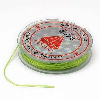 Flat Elastic Crystal String