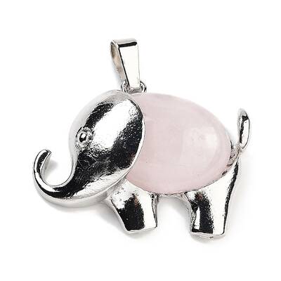 Natural Rose Quartz Pendants