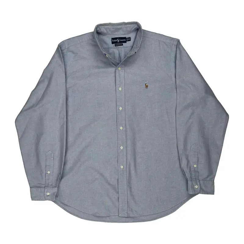 Ralph Lauren Shirt - 2XL Blue Cotton