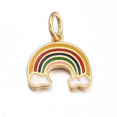 Brass Enamel Charms