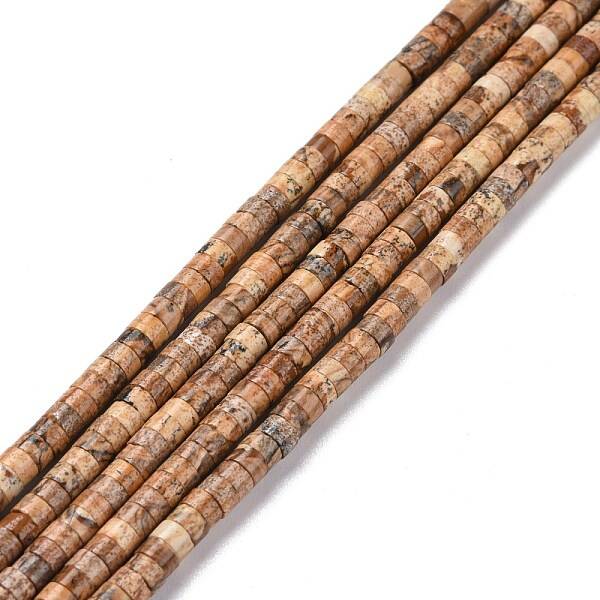 Natural Picture Jasper Beads Strands