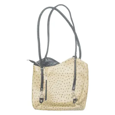 Womens Shoulder Bag Brown Leather Spotted