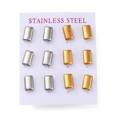 304 Stainless Steel Stud Earrings