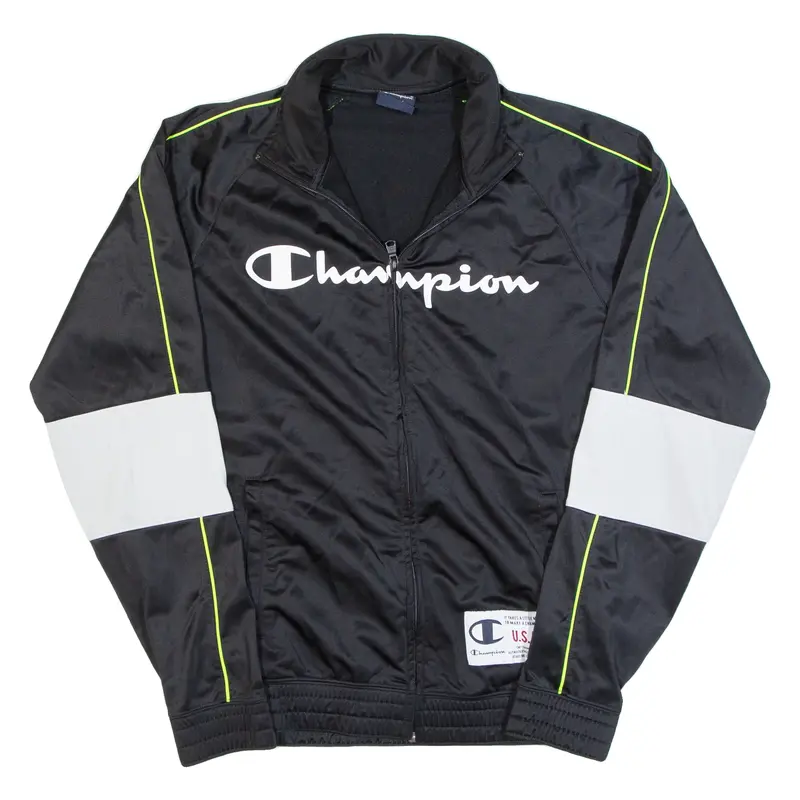 CHAMPION Mens Track Jacket Black S