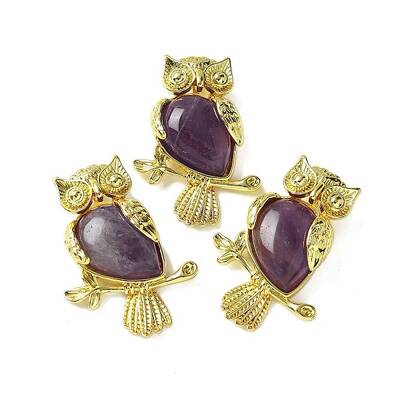 Natural Amethyst Pendants