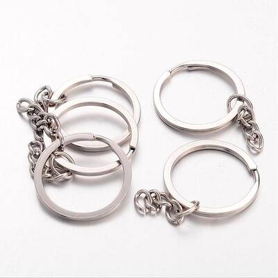 Iron Split Key Rings