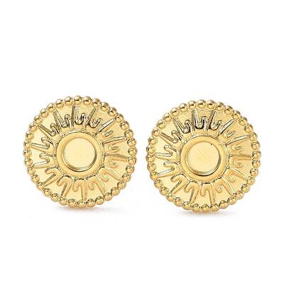 Ion Plating(IP) Rack Plating 304 Stainless Steel Stud Earring Findings