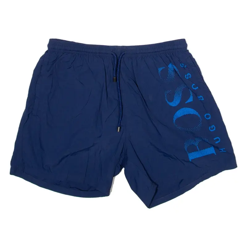 HUGO BOSS Mesh Lined Mens Swimming Shorts Blue M W28