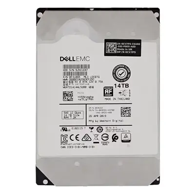 CV7P5 Dell 14TB 7200RPM 12Gb/s SAS Hot Plug 512MB Cache Hard Drive