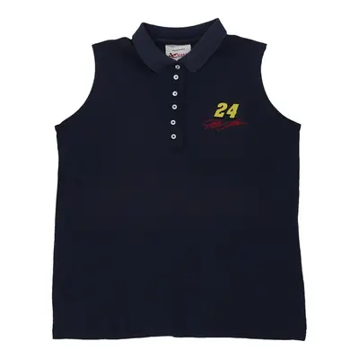 Jeff Gordon 24 Chase Authentics Nascar Polo Top - Large Navy Cotton