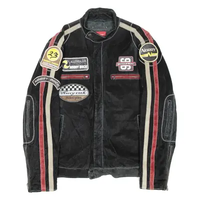 EXPLORER Mens Motorcycle Jacket Black XL