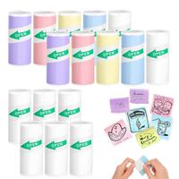 Thermal Printer Paper, 8 Counts/16pcs Self Adhesive Thermal Printer Stickers Paper, Portable Label Sticker for Photo, Diary, ...