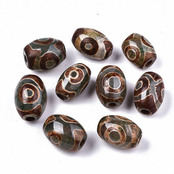 Tibetan Style dZi Beads