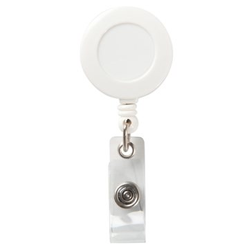 250 Promotional Round Secure-A-Badge w/ Alligator Clip - ...