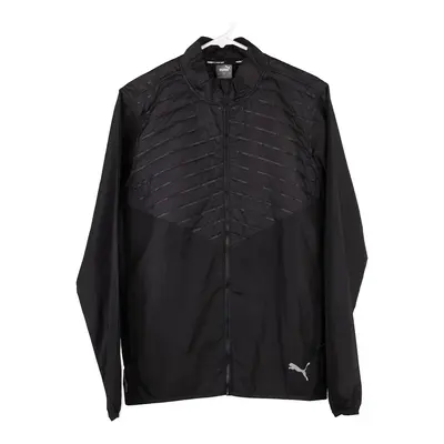 Puma Jacket - Medium Black Polyester Blend
