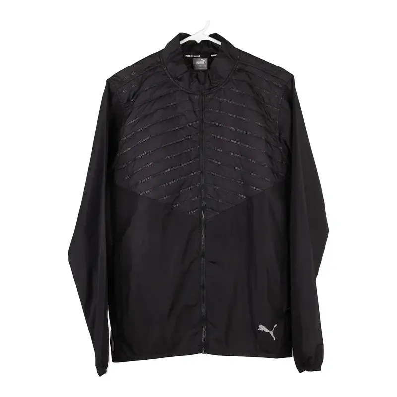 Puma Jacket - Medium Black Polyester Blend