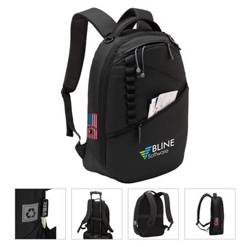 12 Custom WORK Birmingham rPET Backpack - Laptop Compatible & Eco ...