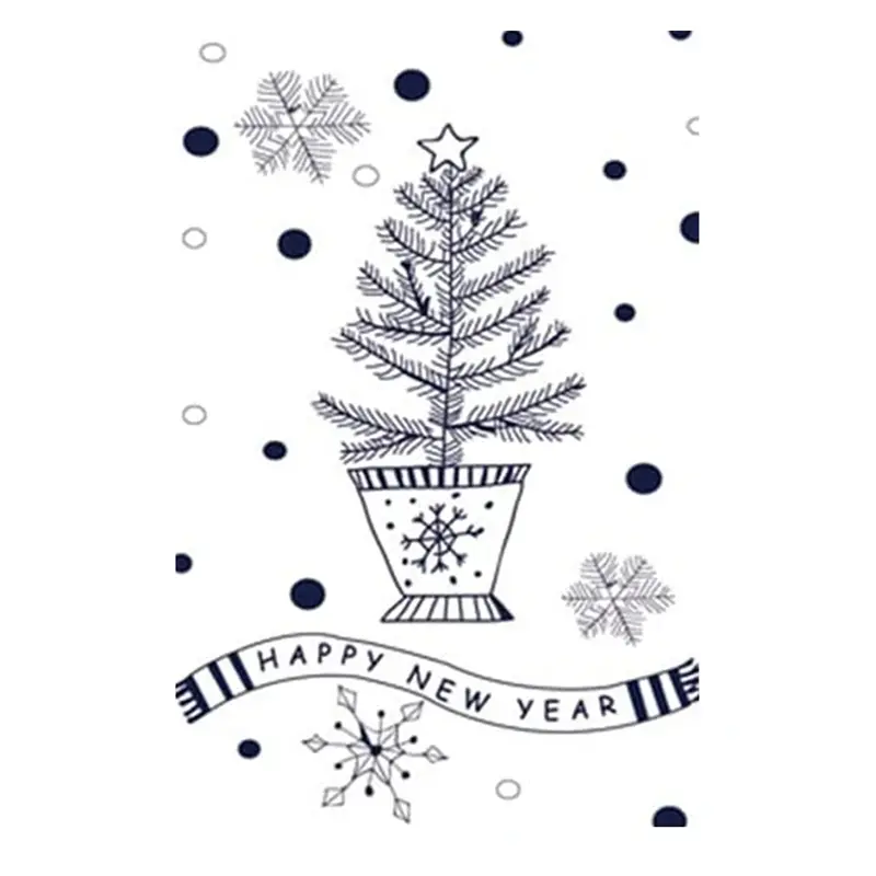 Memory Holiday Card™ - Blue-Happy New Year