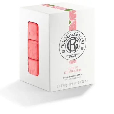 Roger & Gallet Fleur De Figuier Plant-based beneficial soap box 3x100g Promotion