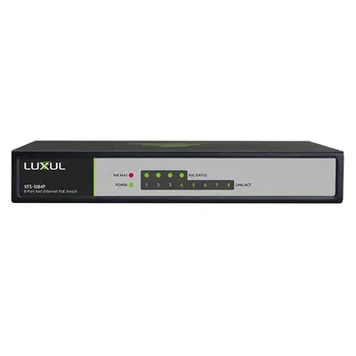 XFS-1084P Luxul 8-Port Fast Ethernet PoE Switch