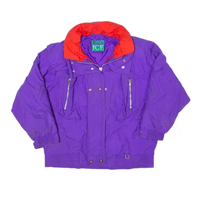 BLACK ICE Ski Jacket Purple Nylon 90s Womens M