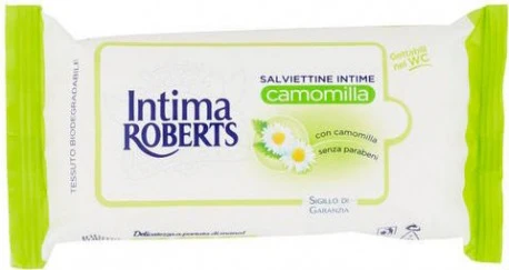 Roberts Intimate Hygiene Wipes Chamomile