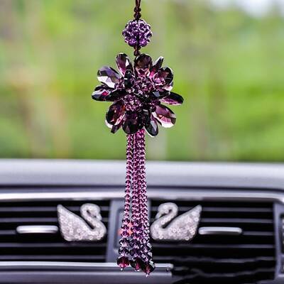 Glass Flower Pendant Decorations