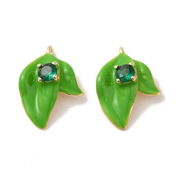 Brass Enamel Pendants