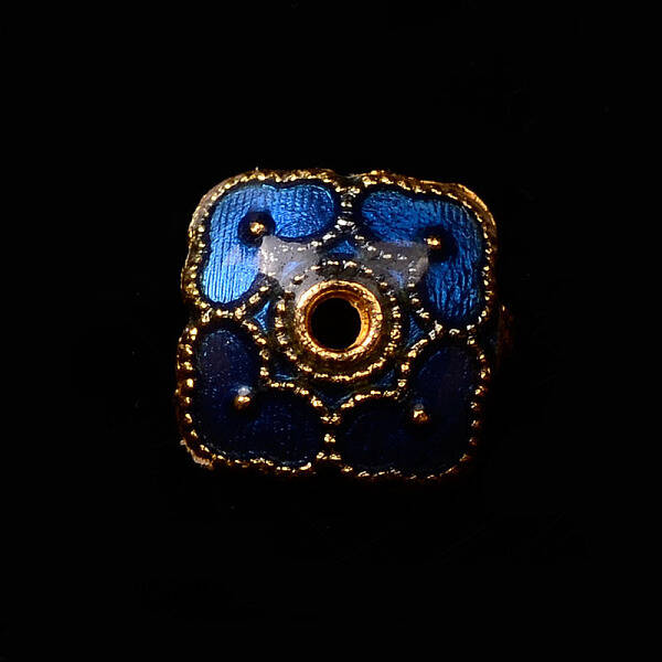 Alloy Enamel Bead Caps