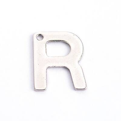 Tarnish Resistant 304 Stainless Steel Letter Charms