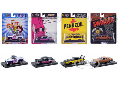 Auto-Drivers Set of 4 pieces in Blister Packs Release 120 Limited Edition to 7000 pieces Worldwide 1/64 Diecast Model Cars by...